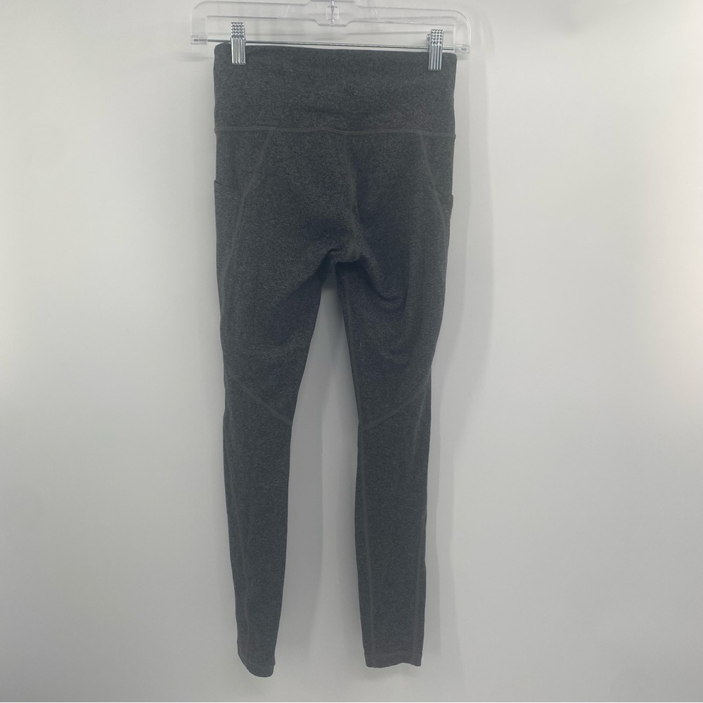 ATHLETA I Legging Salutation Stash Pocket Tight Gray XS - Picture 3 of 14
